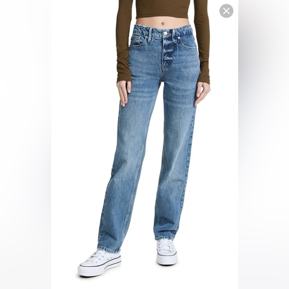 Good American 90s icon distressed jeans - Picture 1 of 8